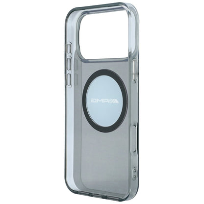 Mercedes AMG IML Transparent Bicolor Block MagSafe Case for iPhone 18 Pro Max / 17 Pro Max - Black and Gray_6