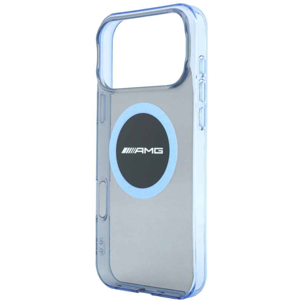 Mercedes AMG IML Transparent Bicolor Block MagSafe Case for iPhone 18 Pro Max / 17 Pro Max - Black and Blue_5