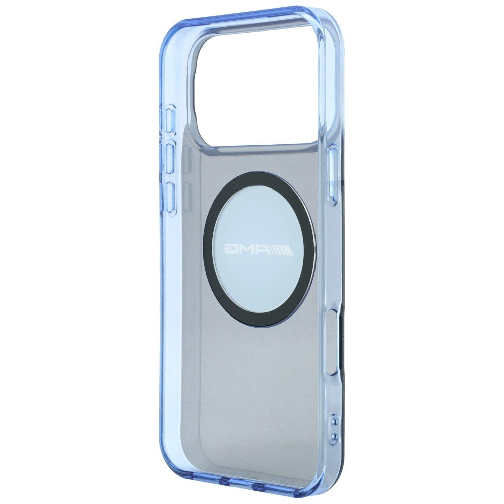 Mercedes AMG IML Transparent Bicolor Block MagSafe Case for iPhone 18 Pro Max / 17 Pro Max - Black and Blue_6