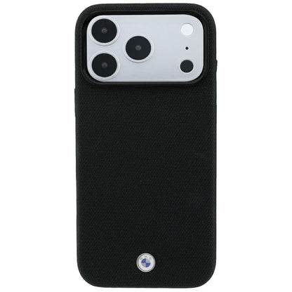 BMW Kevlar Metal Logo MagSafe Case for iPhone 18 Pro Max / 17 Pro Max - Black_2