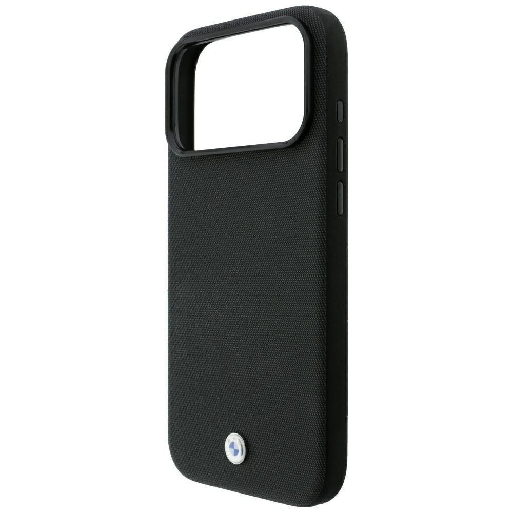 BMW Kevlar Metal Logo MagSafe Case for iPhone 18 Pro Max / 17 Pro Max - Black_5