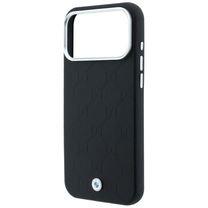 BMW Sign Deboss Quilted Metal Logo MagSafe Case for iPhone 18 Pro / 17 Pro - Black_5