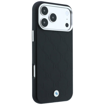 BMW Sign Deboss Quilted Metal Logo MagSafe Case for iPhone 18 Pro Max / 17 Pro Max - Black_3