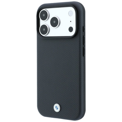 BMW Sign Kevlar Metal Logo MagSafe Case for iPhone 18 Pro Max / 17 Pro Max - Dark Gray_1