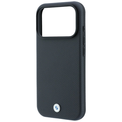 BMW Sign Kevlar Metal Logo MagSafe Case for iPhone 18 Pro Max / 17 Pro Max - Dark Gray_5