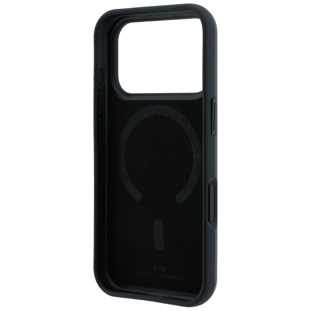 BMW Sign Kevlar Metal Logo MagSafe Case for iPhone 18 Pro Max / 17 Pro Max - Dark Gray_6