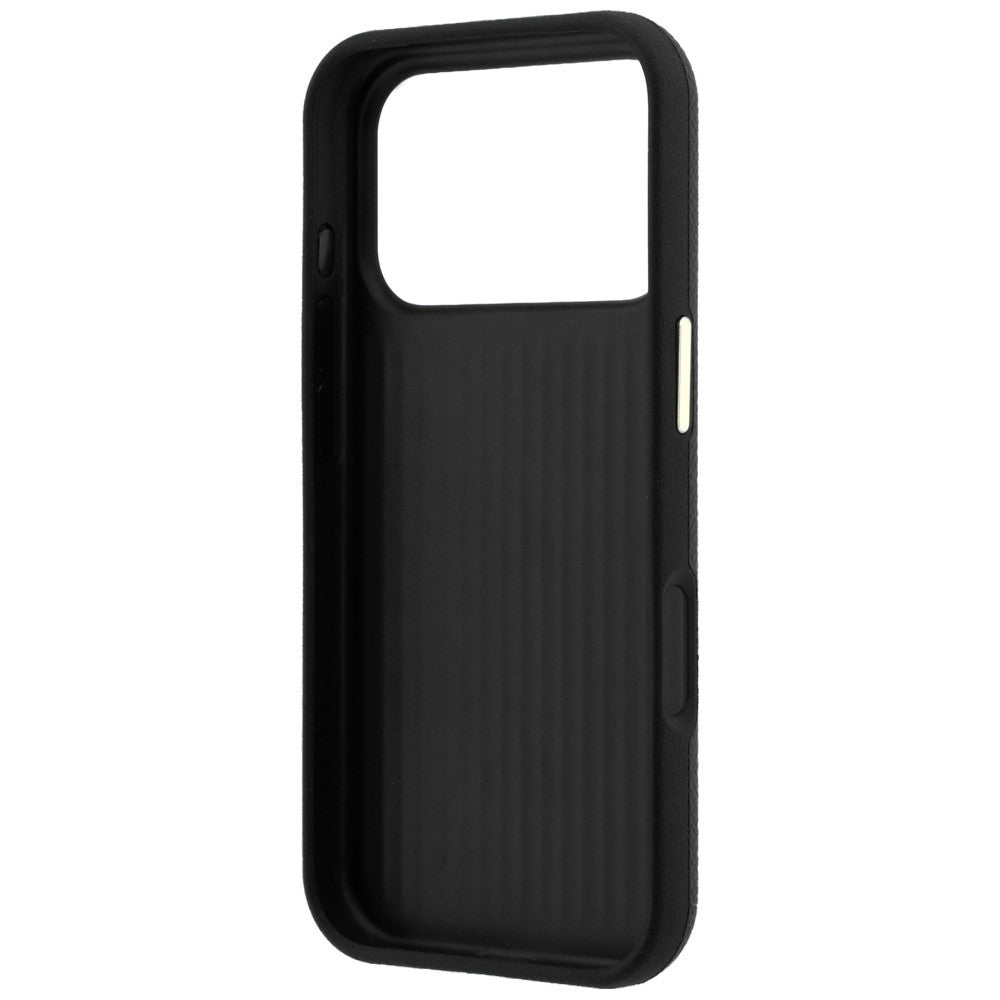 Hard Case Guess Grained Big Resin Logo for Apple iPhone 18 Pro / 17 Pro, Black_6