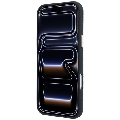 Hard Case Guess Grained Round Strass Logo with MagSafe for Apple iPhone 18 Pro / 17 Pro, Black_4