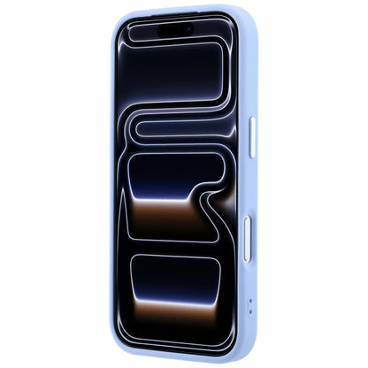 Hard Case Guess Grained Triangle Logo with MagSafe for Apple iPhone 18 Pro / 17 Pro, Light Blue_4
