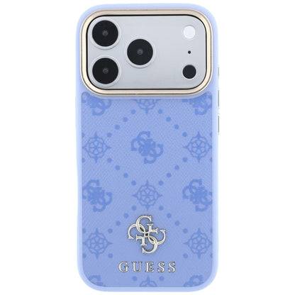 Hard Case Guess Peony 4G Small Logo with MagSafe for Apple iPhone 18 Pro / 17 Pro, Light Blue_2