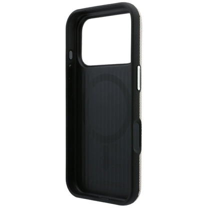 Hard Case Karl Lagerfeld Grained Embossed Ring with MagSafe for Apple iPhone 18 Pro / 17 Pro, Beige_6