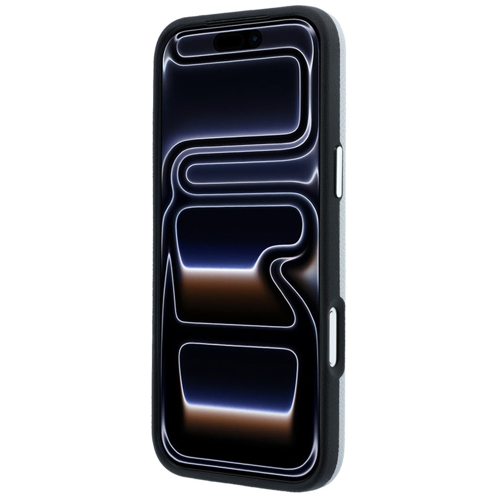 Hard Case Karl Lagerfeld Grained Karl Head's Metal with MagSafe for Apple iPhone 18 Pro / 17 Pro, Gray_4
