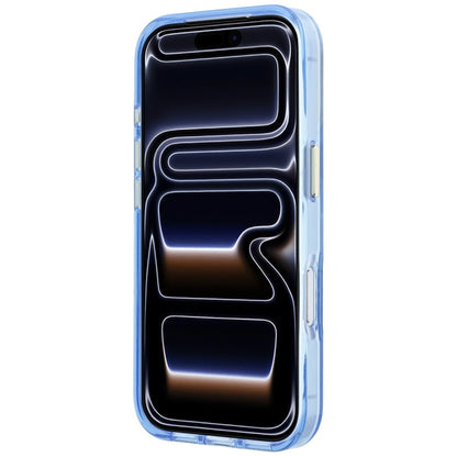 Hard Case Karl Lagerfeld IML Peekaboo Print and Metal Frame with MagSafe for Apple iPhone 18 Pro / 17 Pro, Light Blue_4