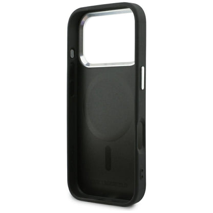 Hard Case Karl Lagerfeld Point and Choupette Sketch with MagSafe for Apple iPhone 18 Pro / 17 Pro, Black_6