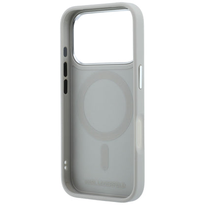 Hard Case Karl Lagerfeld Point and Choupette Sketch with MagSafe for Apple iPhone 18 Pro Max / 17 Pro Max, Grey_6