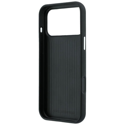 Hard Case Karl Lagerfeld Saffiano with Karl & Choupette Head's Pin and Logo for Apple iPhone 18 Pro Max / 17 Pro Max, Black_6