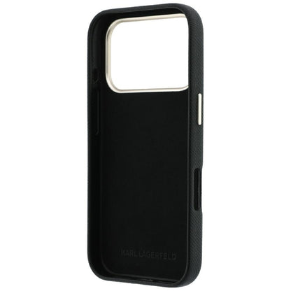 Hard Case Karl Lagerfeld Smooth Big Resin Signature Logo for Apple iPhone 18 Pro / 17 Pro, Black_6