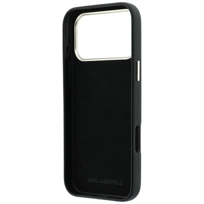 Hard Case Karl Lagerfeld Smooth Big Resin Signature Logo for Apple iPhone 18 Pro Max / 17 Pro Max, Black_6