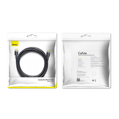 Baseus Cafule HDMI / HDMI 2.0 4K 60 Hz 3D 18 Gbps cable 2 m - black - OUTLET_14
