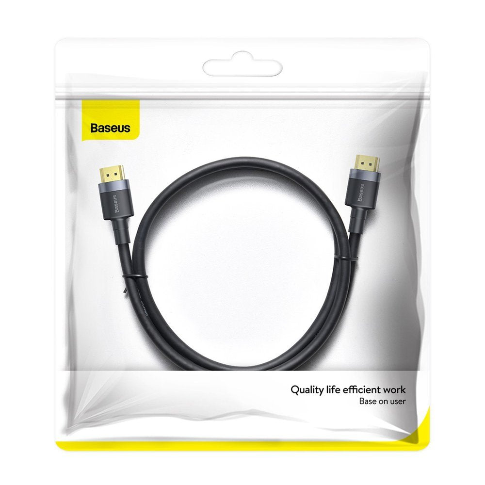 Baseus Cafule HDMI / HDMI 2.0 4K 60 Hz 3D 18 Gbps cable 2 m - black - OUTLET_15