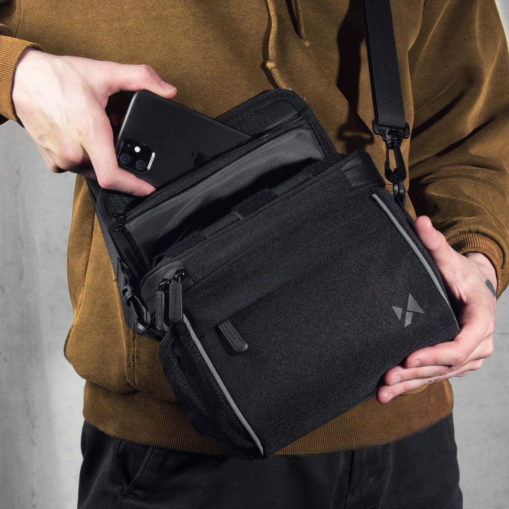 Wozinsky Handlebar Bag Bike Shoulder Bag Black (WBHBB-01) - OUTLET_10