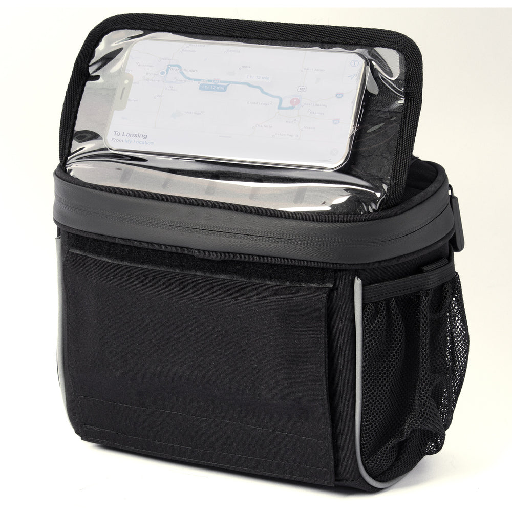 Wozinsky Handlebar Bag Bike Shoulder Bag Black (WBHBB-01) - OUTLET_7