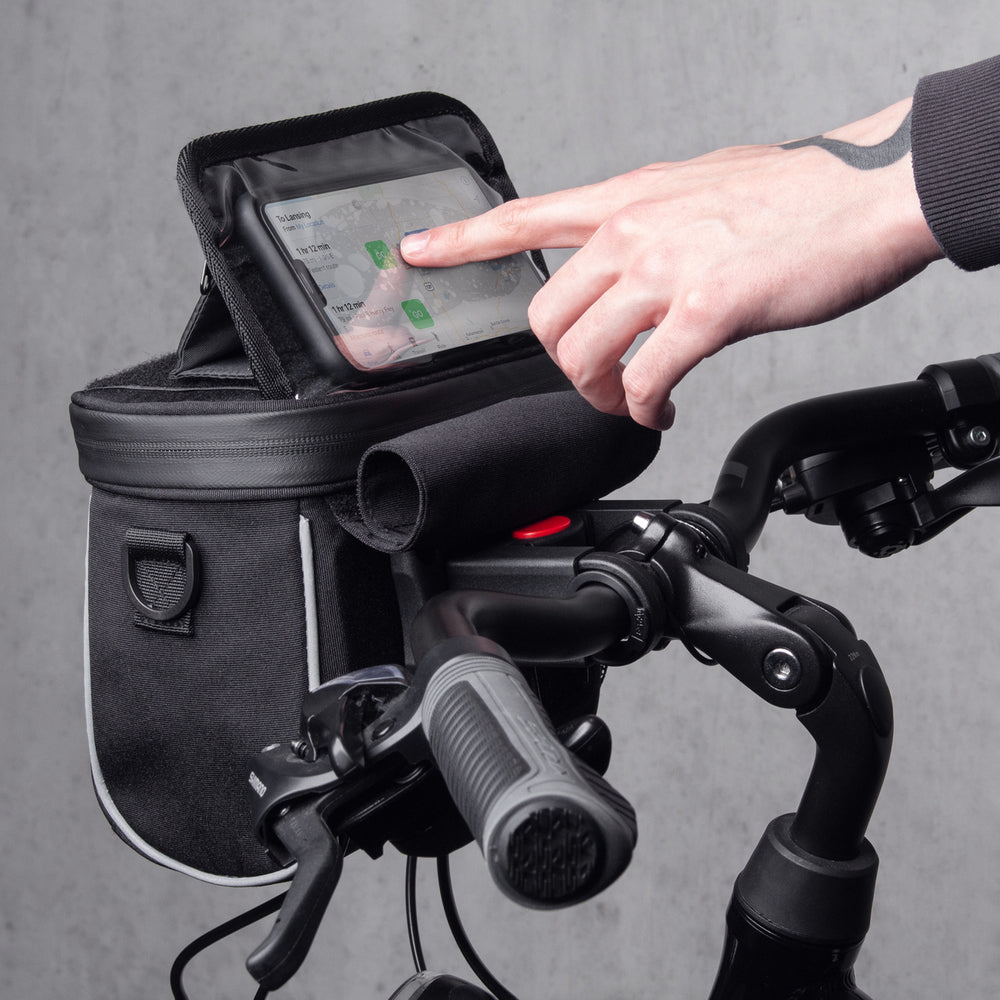Wozinsky Handlebar Bag Bike Shoulder Bag Black (WBHBB-01) - OUTLET_8