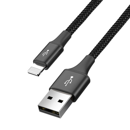 Baseus cable USB 4in1 Lightning / 2x USB Type C / micro USB cable in nylon braid 3.5A 1.2m black (CA1T4-B01) - OUTLET_1