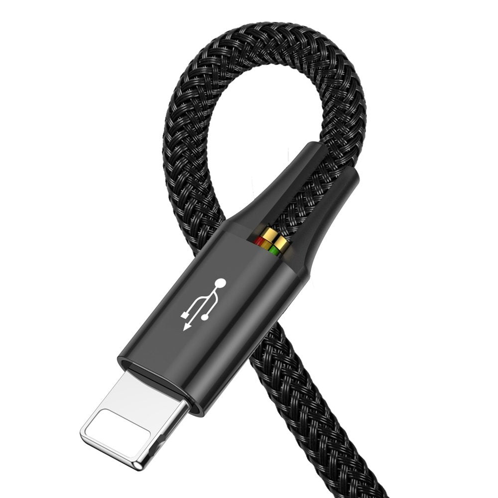 Baseus cable USB 4in1 Lightning / 2x USB Type C / micro USB cable in nylon braid 3.5A 1.2m black (CA1T4-B01) - OUTLET_2