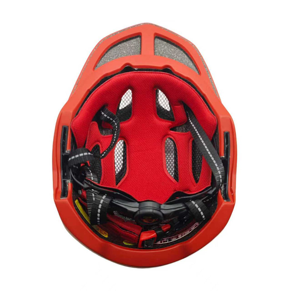 Wozinsky Kids' Full Face Bike Helmet with USB Rear Light S - Red and Yellow - OUTLET_6