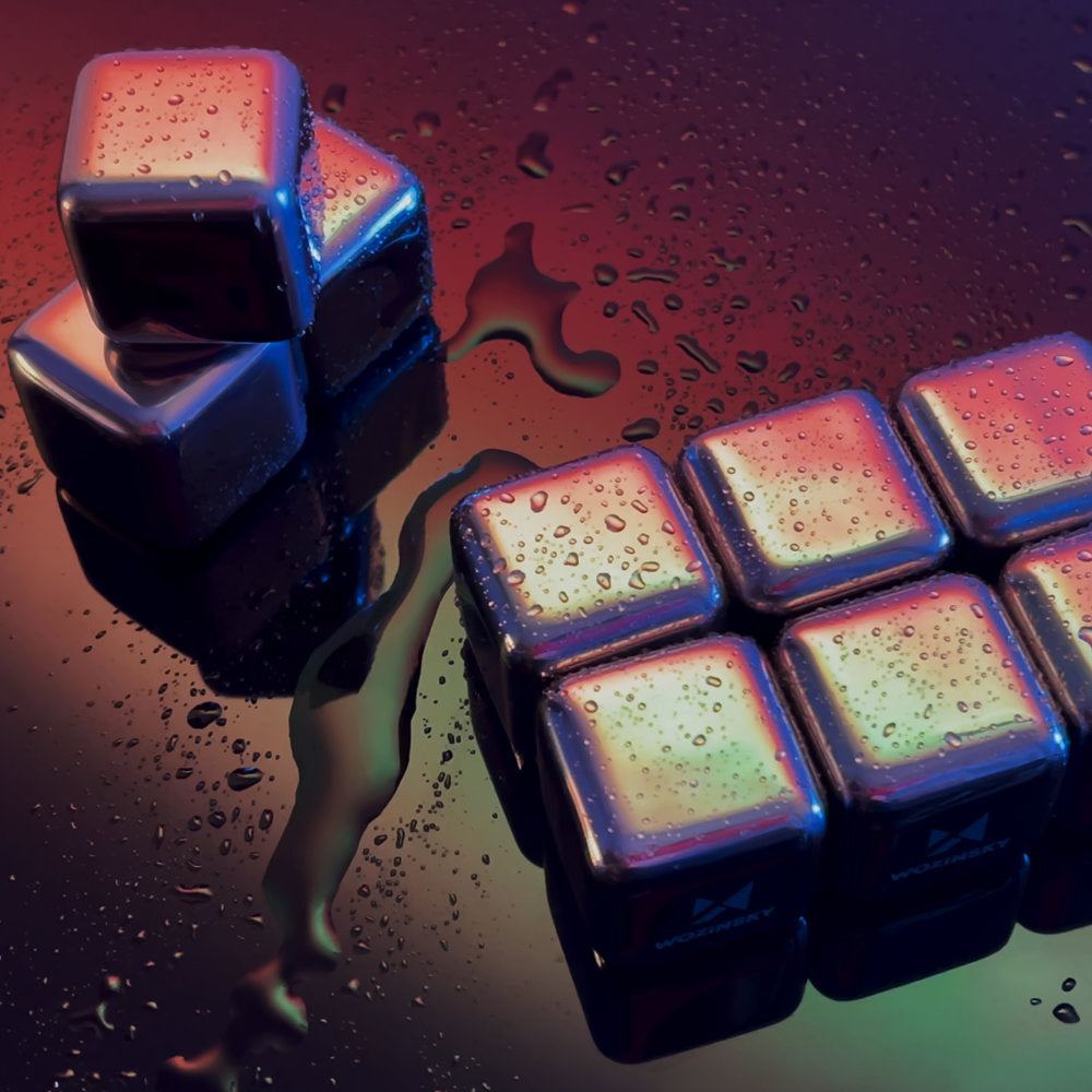 Wozinsky metal ice cubes to cool drinks, drinks (WIC-S01) - OUTLET_12