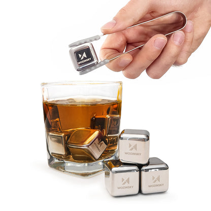 Wozinsky metal ice cubes to cool drinks, drinks (WIC-S01) - OUTLET_0