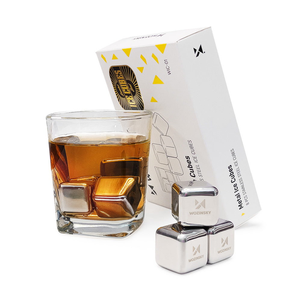 Wozinsky metal ice cubes to cool drinks, drinks (WIC-S01) - OUTLET_1