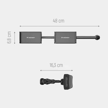Wozinsky Double Headrest Car Phone Holder Black (WTHBK1) - OUTLET_12