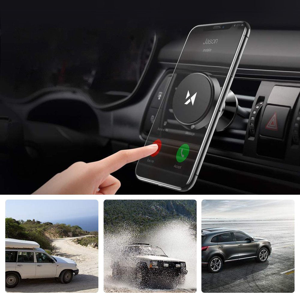 Wozinsky Magnetic Car Grille Holder Black (WMH-04) - OUTLET_14