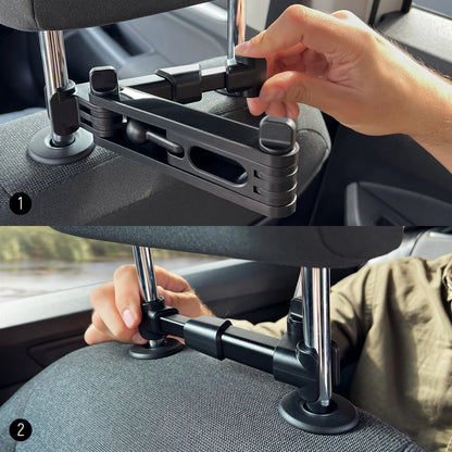 Wozinsky Adjustable Headrest Holder for Tablet or Phone Black (WTHBK3) - OUTLET_12