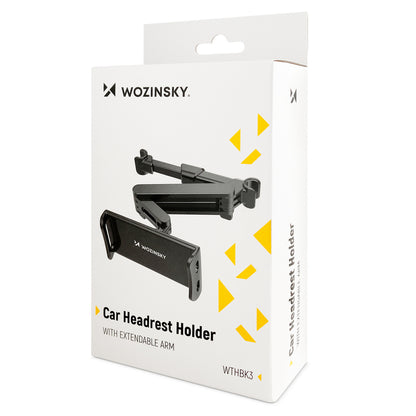 Wozinsky Adjustable Headrest Holder for Tablet or Phone Black (WTHBK3) - OUTLET_7