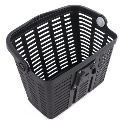 Wozinsky WKR-PK plastic handlebar bicycle basket - black - OUTLET_1