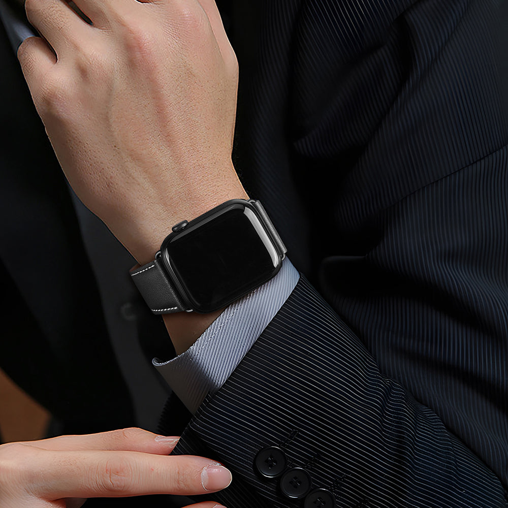 Dux Ducis Ya Strap for Apple Watch 42 / 44 / 45 / 49 mm - Black - OUTLET_4