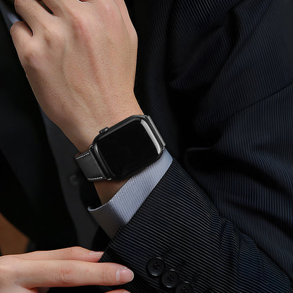 Dux Ducis Ya Strap for Apple Watch 42 / 44 / 45 / 49 mm - Black - OUTLET_4