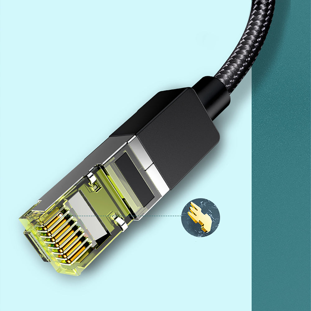 Ugreen NW150 80424 Ethernet RJ45 Cat 7 10Gbps Cable 3m - Black - OUTLET_4