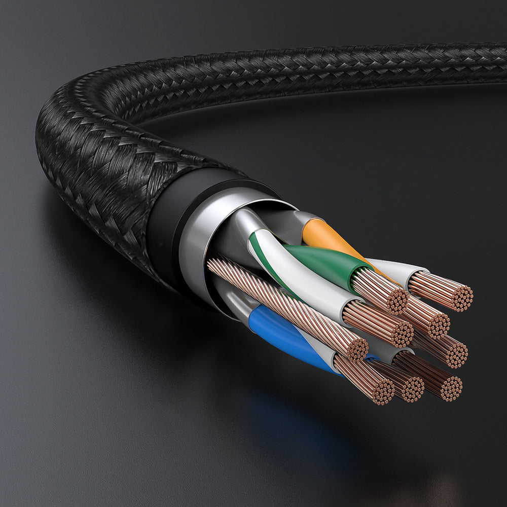Ugreen NW150 80424 Ethernet RJ45 Cat 7 10Gbps Cable 3m - Black - OUTLET_7