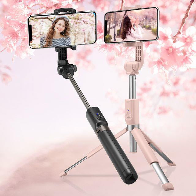 Selfie stick Spigen S540W Bluetooth with tripod - black - OUTLET_1