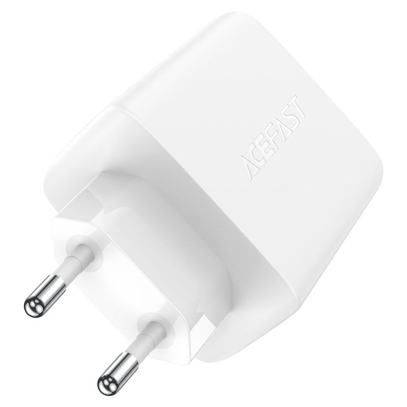 Acefast fast charger GaN (2x USB-C / USB-A) PPS / PD / QC4+ 65W white (A41) - OUTLET_1