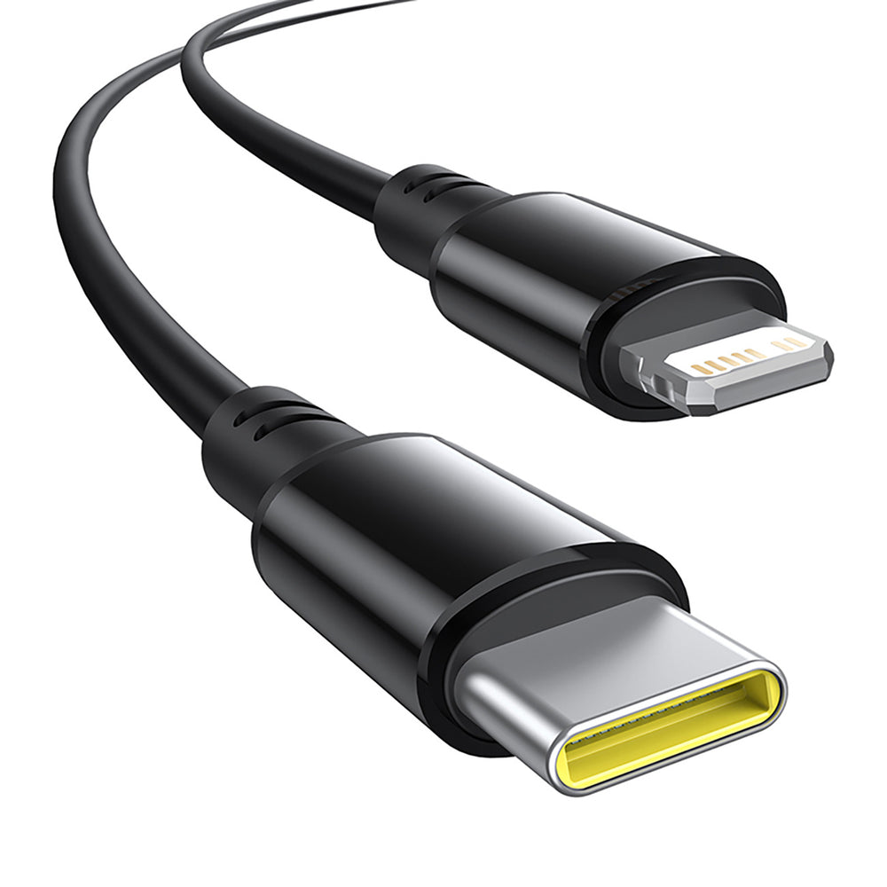 Baseus Circular 60W USB-A + USB-C Car Charger with Built-in Lightning + USB-C Cable 1.4m - Black - OUTLET_4