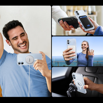 Ugreen Classy Clear Magnetic Case for iPhone 16 Plus - Transparent - OUTLET_7