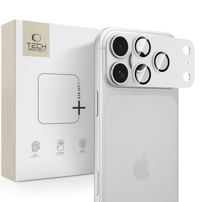 Tech-Protect Camfull Fit+ Tempered Glass Camera Screen Protector for iPhone 18 Pro Max - Silver_0
