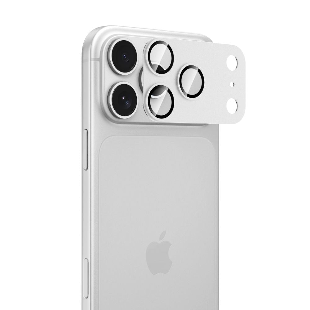 Tech-Protect Camfull Fit+ Tempered Glass Camera Screen Protector for iPhone 18 Pro Max - Silver_1