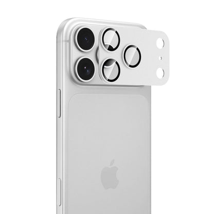 Tech-Protect Camfull Fit+ Tempered Glass Camera Screen Protector for iPhone 18 Pro Max - Silver_1