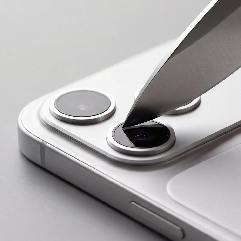 Tech-Protect Camfull Fit+ Tempered Glass Camera Screen Protector for iPhone 18 Pro Max - Silver_5